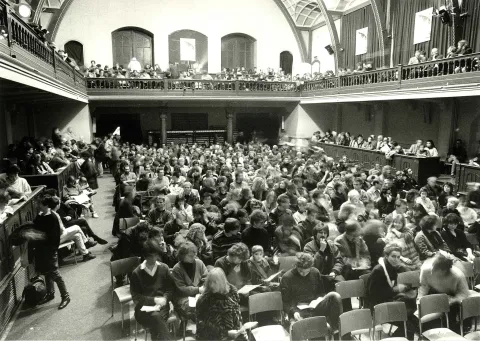 Konzertsaal als Kino 80er Jahre
