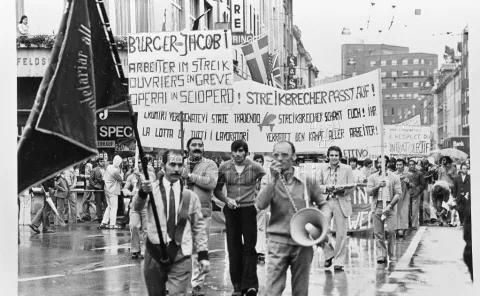 Manifestazione lavoratori