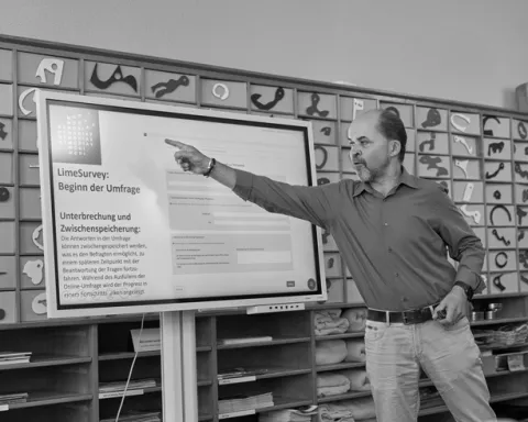 Auftaktveranstaltung in der Zentral- und Hochschulbibliothek Luzern, 1.9.2023.