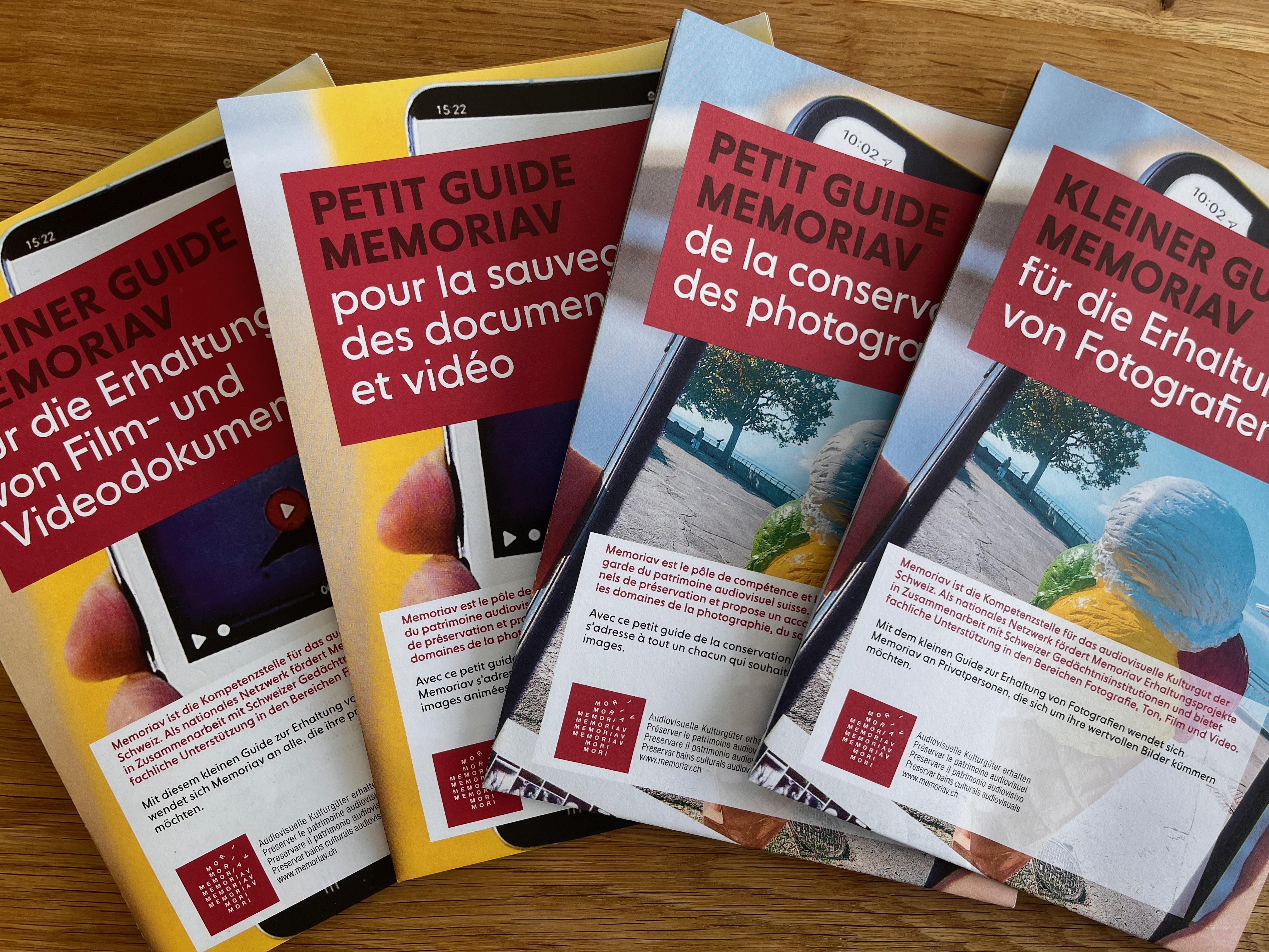 Präsentation der Kleinen Guides Memoriav