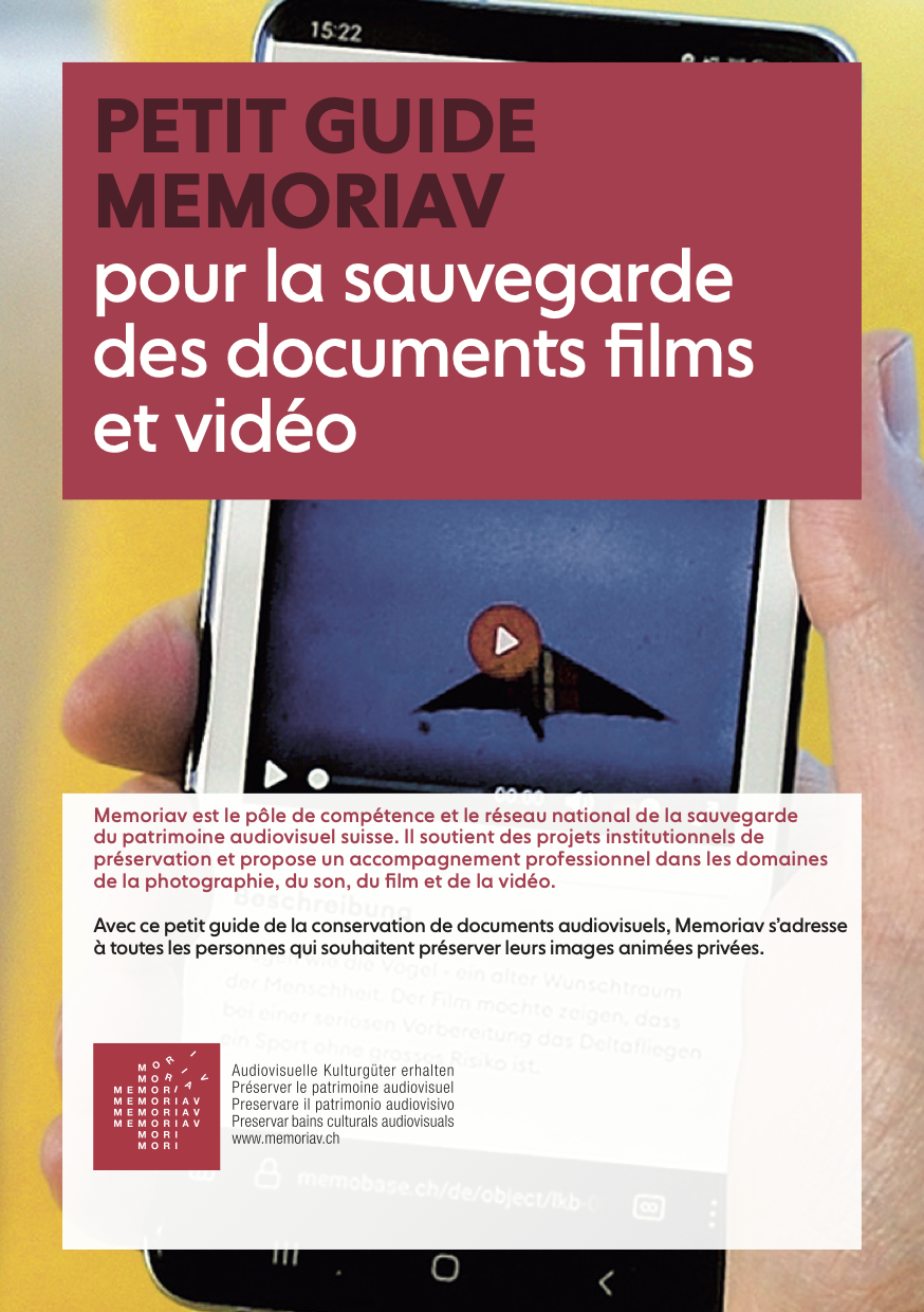 Petit Guide Memoriav Film Vidéo