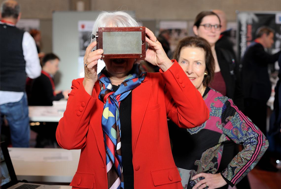Madame la Conseillère fédérale au Congrès Memoriav. 