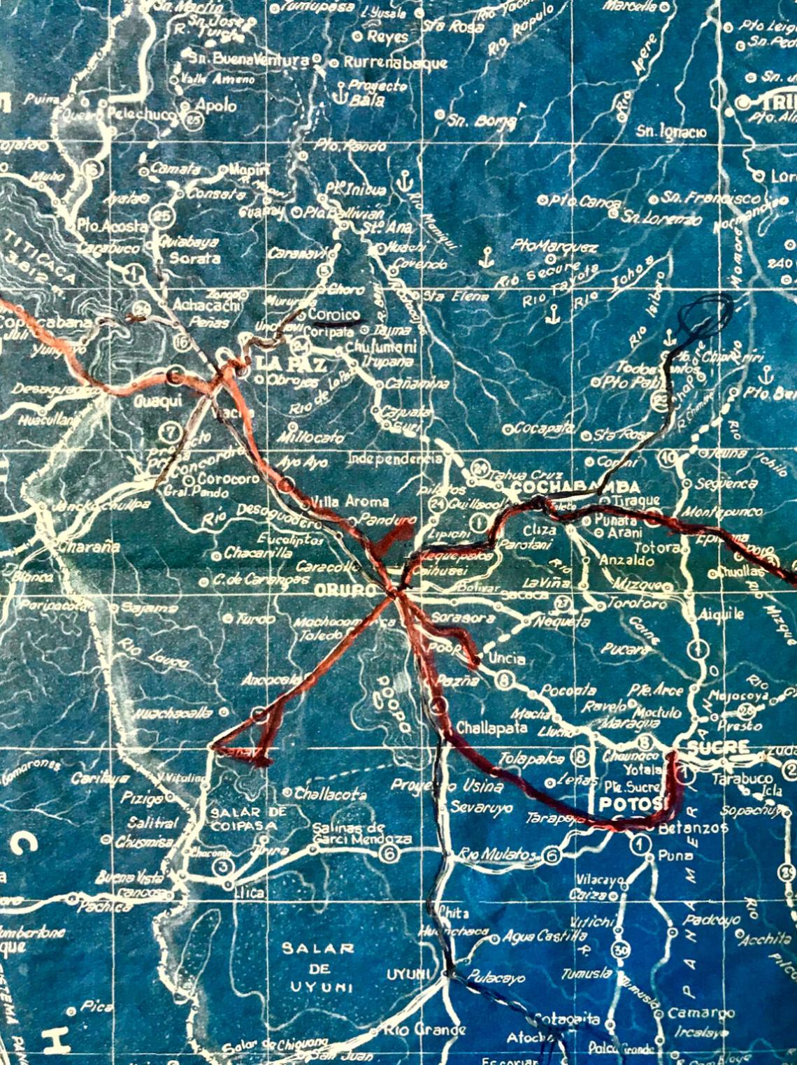 Plan von Bolivien