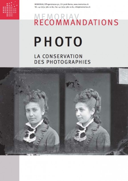 Page de couverture des recommandations photo. Photo: Fonds Louis Colin. DAV / Bibliothèque de la Ville de La-Chaux-de-Fonds