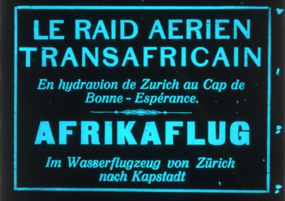 Im Wasserflugzeug von Zürich nach Kapstadt (1927). Film von und mit Walter Mittelholzer. Filmstill: Sammlung Cinémathèque suisse