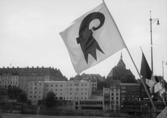 Fünfhundertjahrfeier der Universität Basel (0926-5), Schweizer Filmwochenschau vom 08.07.1960. Foto: Cinémathèque suisse / Schweizerisches Bundesarchiv