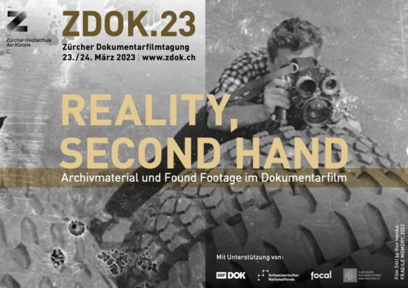 Flyer zur Zürcher Dokumentarfilmtagung. Bildquelle: «Fragile Memory» von Ihor Ivanko / ZHDK
